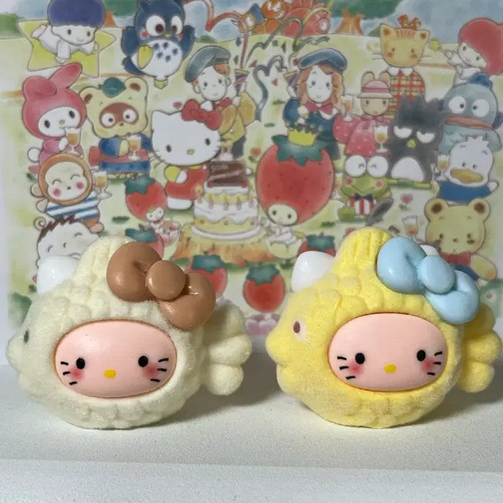 [BUNJANG] Hello Kitty Fish Bread Figure Bundle Set / 붕어 헬로키티(일괄)
