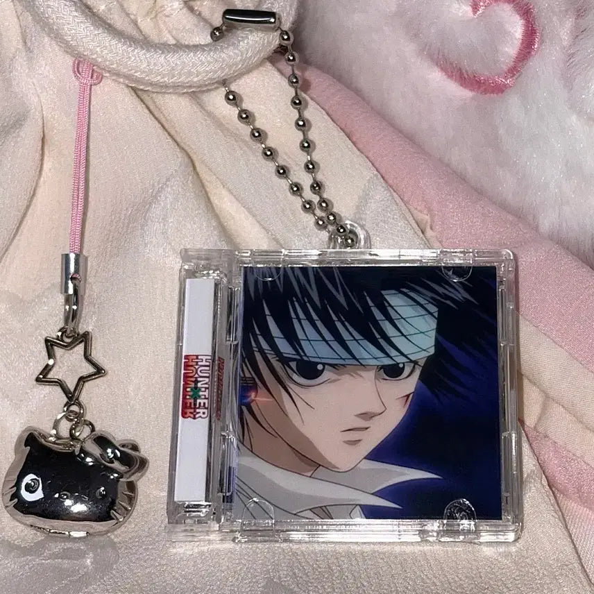 [BUNJANG] Hunter x Hunter Chrollo Lucilfer Double-Sided NFC Acrylic Keychain / [헌터x헌터] NFC 구버전 클로로 루실후르 양면 아크릴 CD 키링