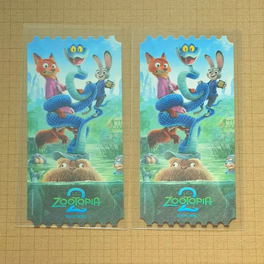 [BUNJANG] Zootopia 2 Original Ticket Set / 주토피아오티
