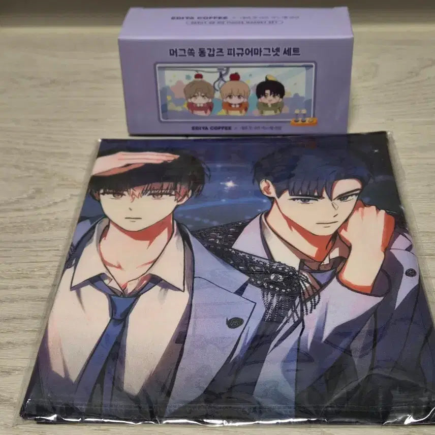 [BUNJANG] Demutj Ediya Donggabz Figure + Slogan / 데못죽 이디야 동갑즈 피규어 + 슬로건