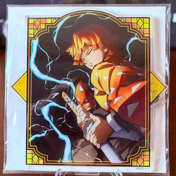 [BUNJANG] Demon Slayer Mitsuri, Zenitsu "Total Concentration" Exhibition Limited Acrylic Standee / 귀멸의칼날 미츠리,젠이츠 전집중전 전시 한정 아크릴 스탠드