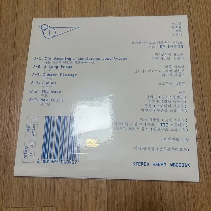 [BUNJANG] Saeqi Saeqi Summer Feathers First Press LP / 새소년 여름깃 초판lp