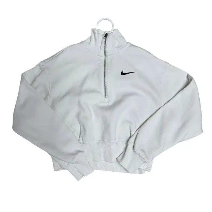 [BUNJANG] Nike Cropped Half-Zip Sweatshirt / 나이키 크롭 반집업