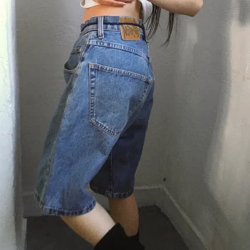 [BUNJANG] Stussy 90s Denim Short Pants / Stussy 스투시 90s 데님 숏 팬츠