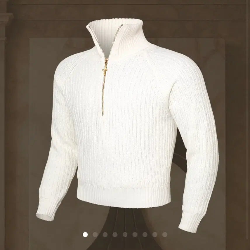 [BUNJANG] Rafinato Cashmere Half-Zip Butter Shell (Size 52) / 라피나토 캐시미어 하프집업 버터쉘 52
