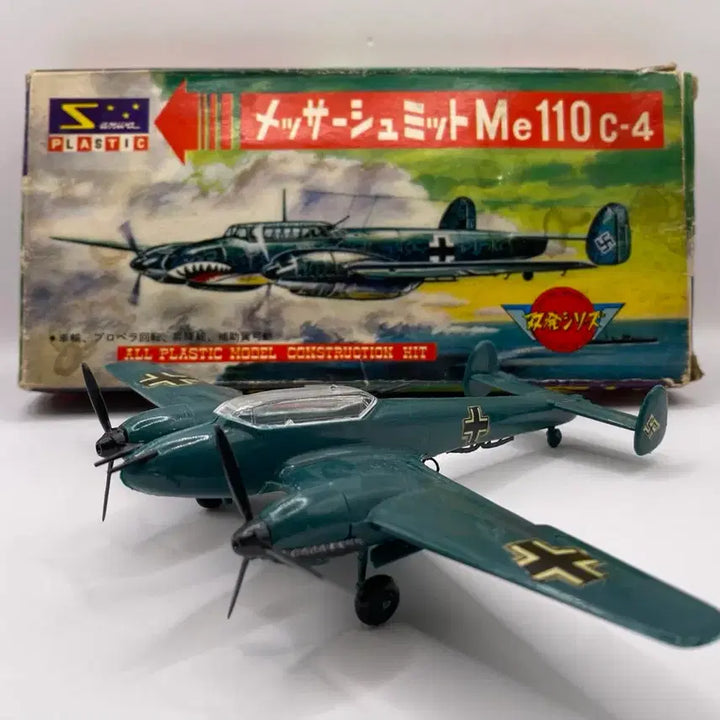 [BUNJANG] Tamiya Messerschmitt Me110 C-4 Model Kit / 산와모형 메서슈미트 Me110 C-4 1963년 고전프라 프라모델