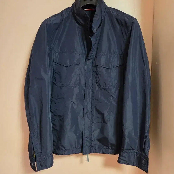 [BUNJANG] Cartes Blanches Navy Blouson Jacket / 까르뜨브랑슈 네이비 블루종 자켓