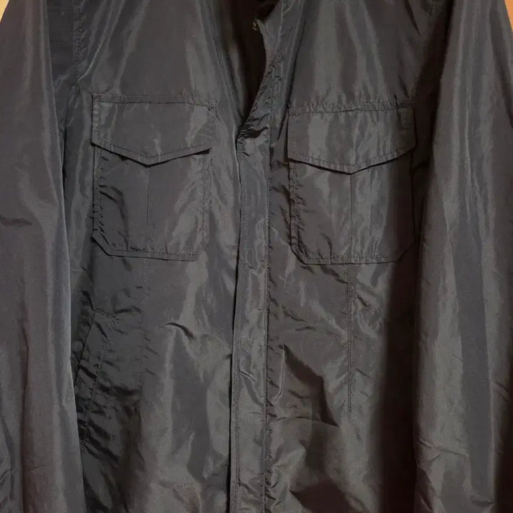 [BUNJANG] Cartes Blanches Navy Blouson Jacket / 까르뜨브랑슈 네이비 블루종 자켓