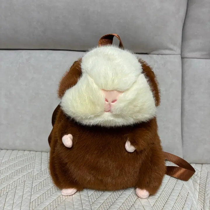 [BUNJANG] Unidentified Animal Plush Backpack / 햄스터 인형 백팩