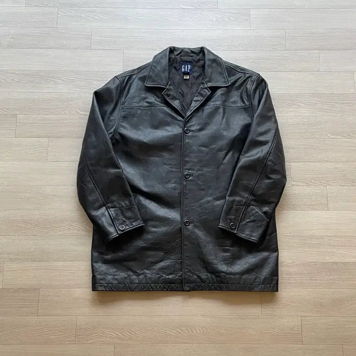 [BUNJANG] Old Gap 90s Leather Car Coat XXL / [XXL] 90s 올드갭 레더 카코트 gap carcoat