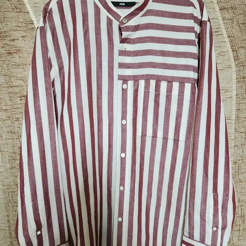 [BUNJANG] System Linen Mix Shirt (100) / 시스템 린넨 믹스 셔츠 (100)