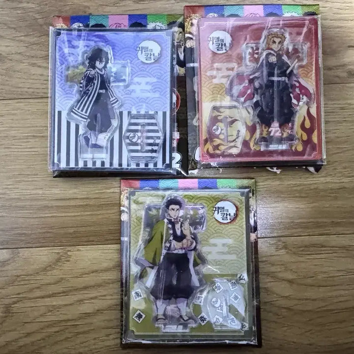 [BUNJANG] Demon Slayer Seven-Eleven Acrylic Stand Set / 귀멸의 칼날 세븐일레븐 아크릴 오바나이 교메이 렌고쿠 일괄
