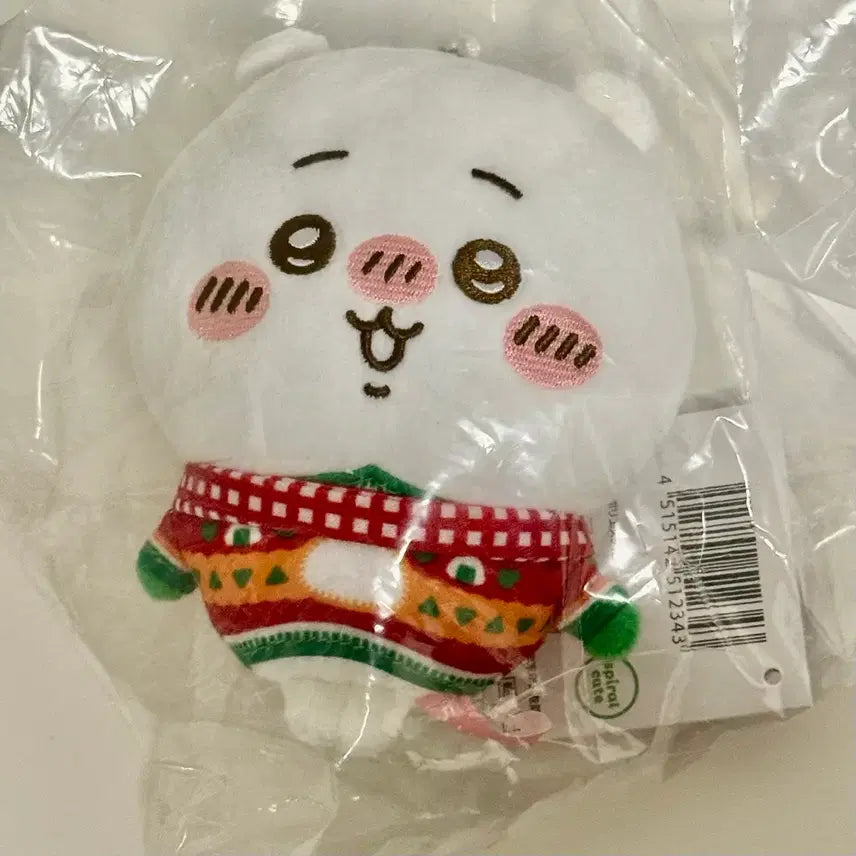 [BUNJANG] Chiikawa Christmas Mascot Plush / 치이카와 크리스마스 마스코트 치이카와 세븐일레븐 쿠지 애니마이쿠지