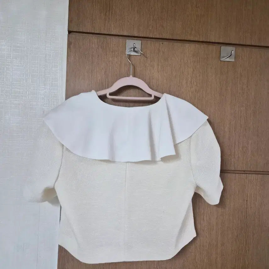 [BUNJANG] Platz Classic Crop Jacket White Collar / 플라츠클래식 크롭자켓