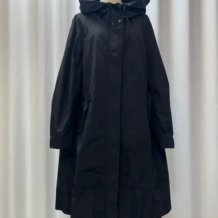 [BUNJANG] SJSJ Hooded Long Jacket Black / 한섬 SJSJ 후드 롱자켓 블랙 / 보관만한 새옷급 총장92