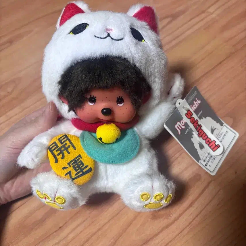 [BUNJANG] Vintage Monchhichi Maneki-neko / 몬치치 마네키네코
