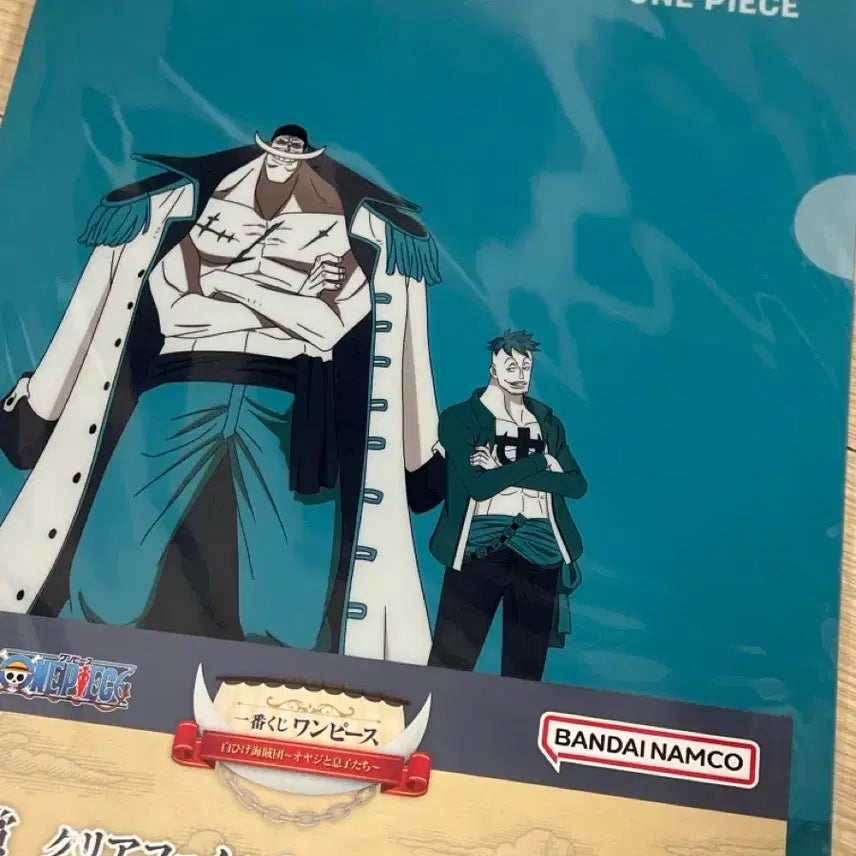 [BUNJANG] One Piece Whitebeard Pirates Clear File Sticker Set / 원피스 흰수염 해적단 클리어파일 스티커 세트