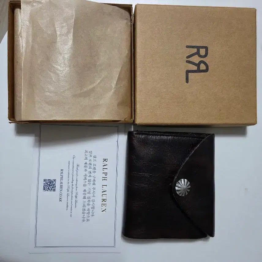 [BUNJANG] RRL Concho Leather Wallet / 더블알엘 콘초 레더 월렛 rrl 콘초 지갑
