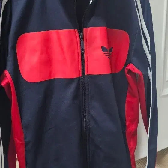 [BUNJANG] Adidas 3-Stripes Track Top Navy/Red / 아디다스 삼선 트랙탑 네이비/레드
