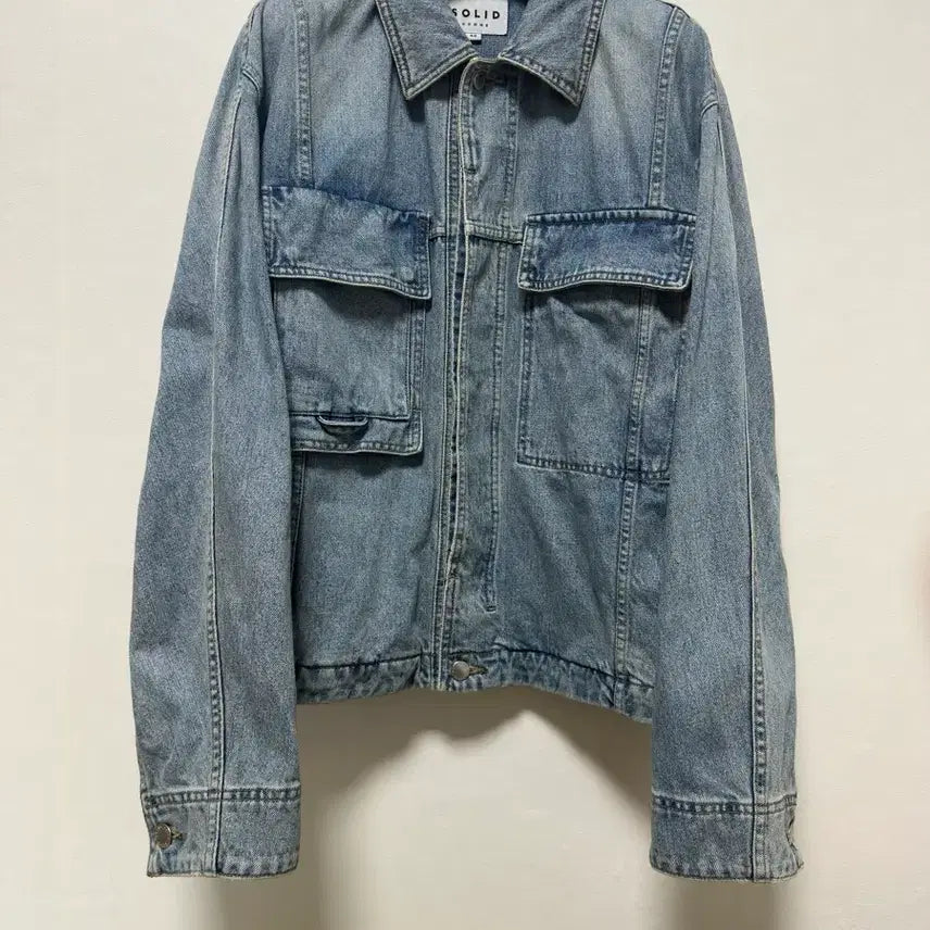[BUNJANG] Solid Homme 23SS Denim Pocket Jacket / 솔리드옴므23ss 데님 포켓 자켓 48