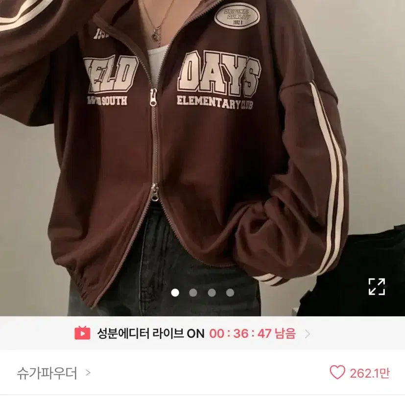 [BUNJANG] Ablly Two-Way Zip-Up Black / 에이블리 투웨이집업 블랙
