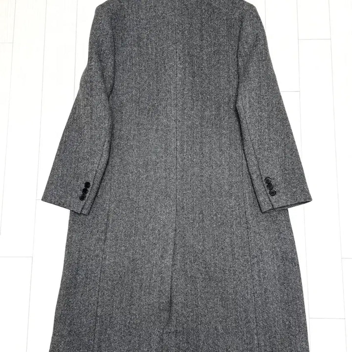 [BUNJANG] TONYWEOK Herringbone Twill Coat Grey M / 토니웩 헤링본 더블코트 그레이