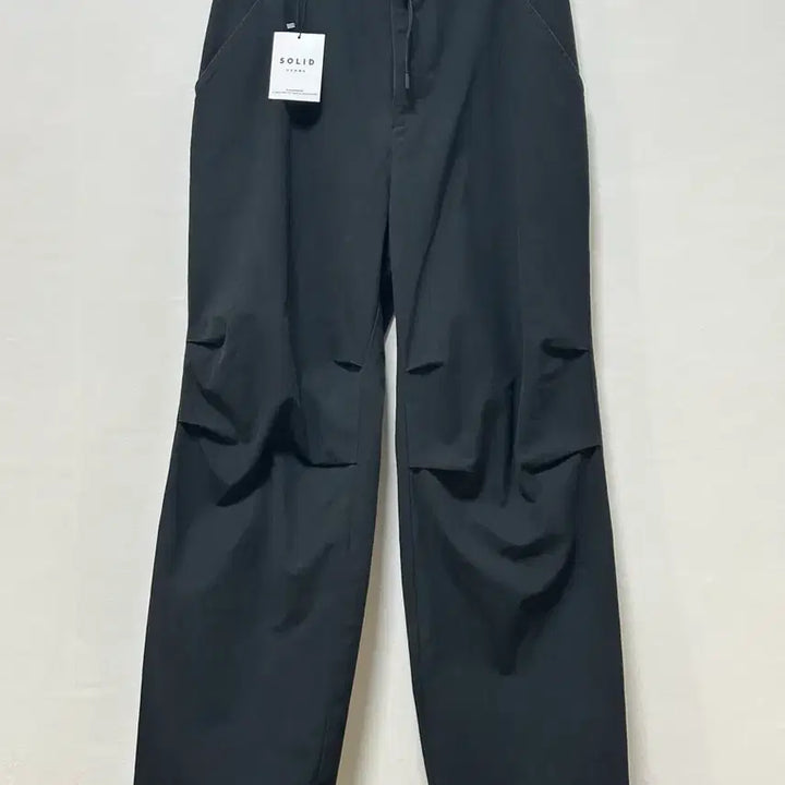 [BUNJANG] Solid Homme Black Wide Pants (Size 48) / 솔리드옴므 블랙 와이드 팬츠 48