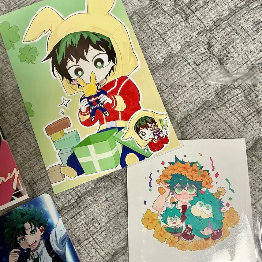 [BUNJANG] Kacchan x Deku Midoriya Izuku Bakugo NachoNim Print Box Postcard Card Set / 캇데쿠 데쿠캇 나쵸님 프박 바쿠고 미도리야 이즈쿠 생카 비공굿 엽서 카드
