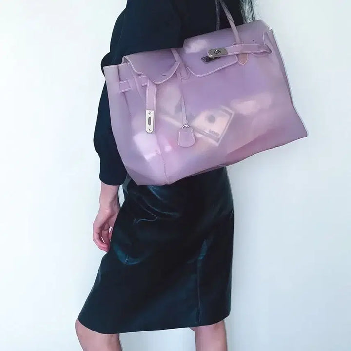 [BUNJANG] Jelly Birkin Bag Tote Bag / [빠른배송 / 고퀄 / 새상품] 젤리버킨백 키키 젤리백 빅백 보부상백
