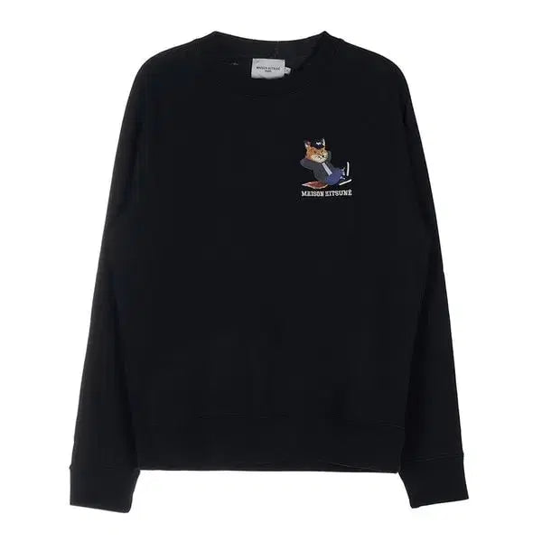 [BUNJANG] Maison Kitsuné Fox Black Sweatshirt XXL / 메종키츠네 폭스 블랙 맨투맨 티셔츠 XXL
