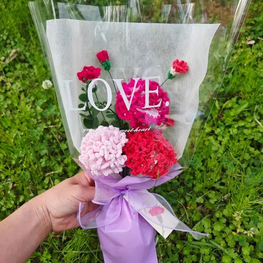 [BUNJANG] Handmade Knitted Flower Bouquet / 스승의날 ㅡ 뜨개 꽃다발 (핸드메이드)