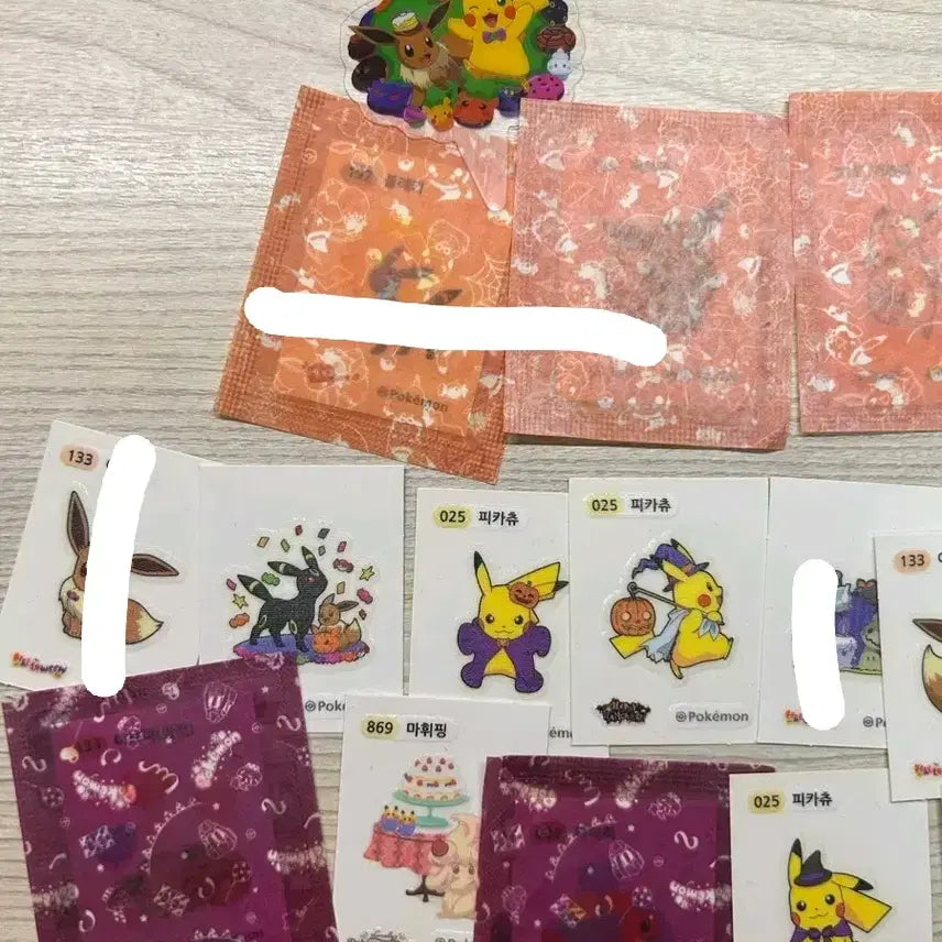 [BUNJANG] Pokemon Limited Edition Stickers / 포켓몬 한정판 띠부씰 판매
