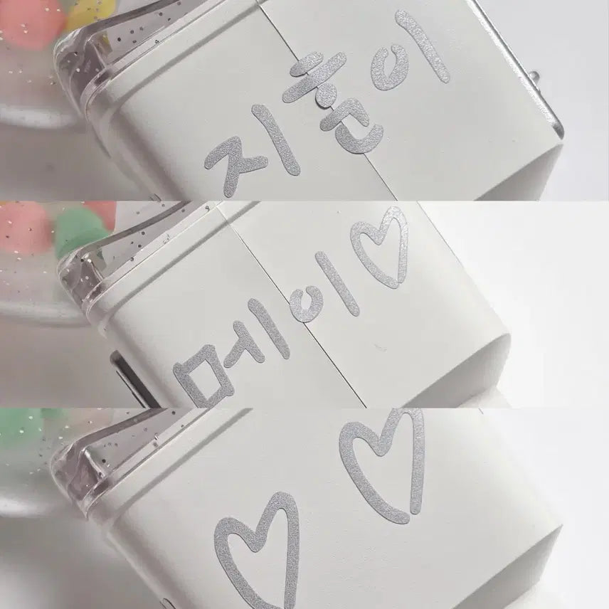 [BUNJANG] Park Ji Hoon Custom "Pull Stick" Reflective Lightstick Decal "May" / 박지훈 뽑봉 손글씨 반스 반사스티커 응원봉 메이