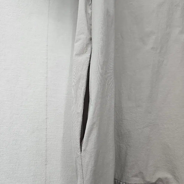 [BUNJANG] Beige Ruffle Long Dress - Free Size / 바스락 프릴 롱원피스 ~77