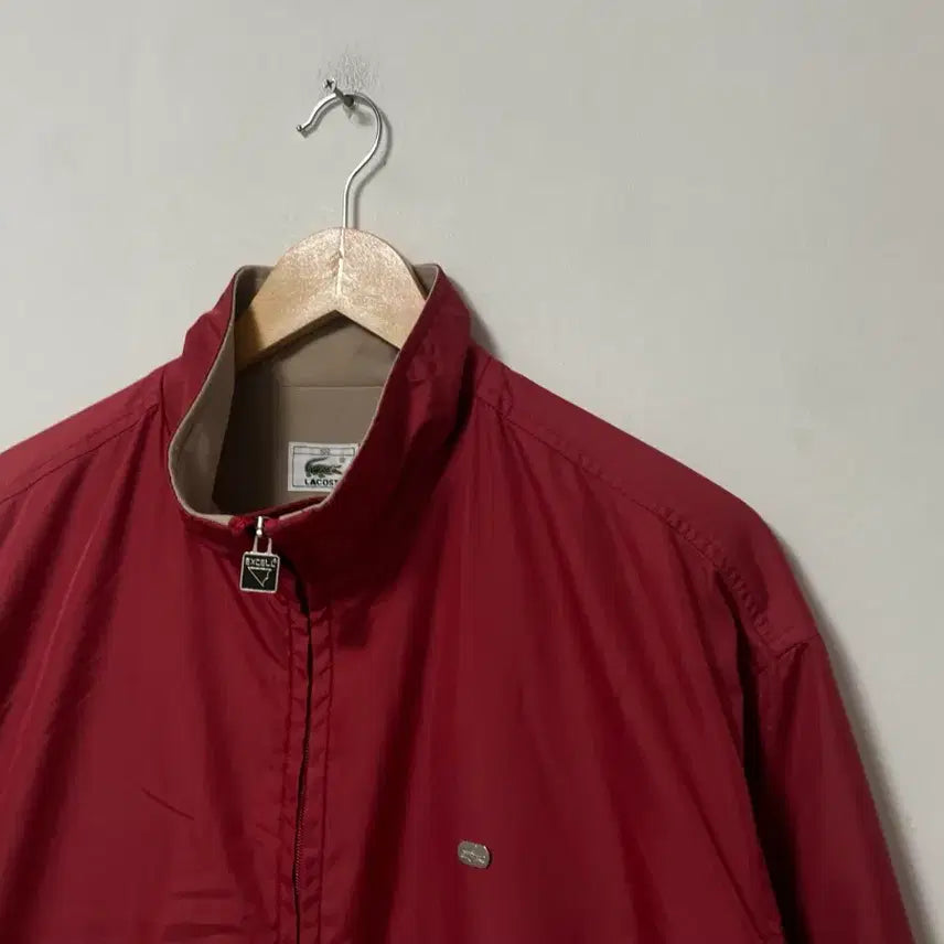 [BUNJANG] Lacoste Vintage Loose Fit Blouson Windbreaker Jacket / 100-105 라코스테 올드스쿨 루즈핏 블루종 바람막이 자켓 정품