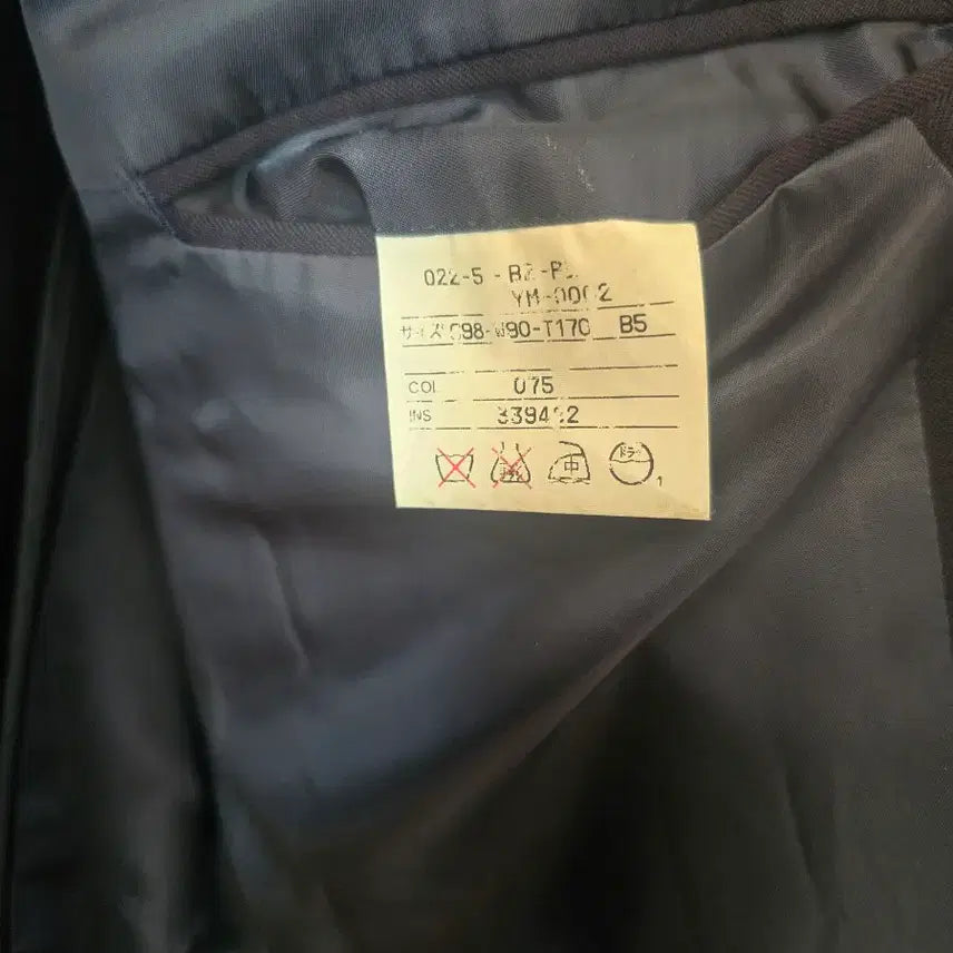 [BUNJANG] Polo Ralph Lauren Gold Button Double-Breasted Navy Blazer / 폴로 랄프로렌 금장 더블 브레스트 네이비 블레이저