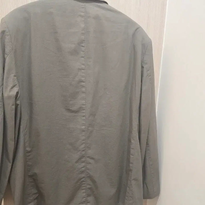 [BUNJANG] Lemaire Soft Single Blazer Grey/Olive Cotton L / 르메르 소프트 싱글 블레이저 L