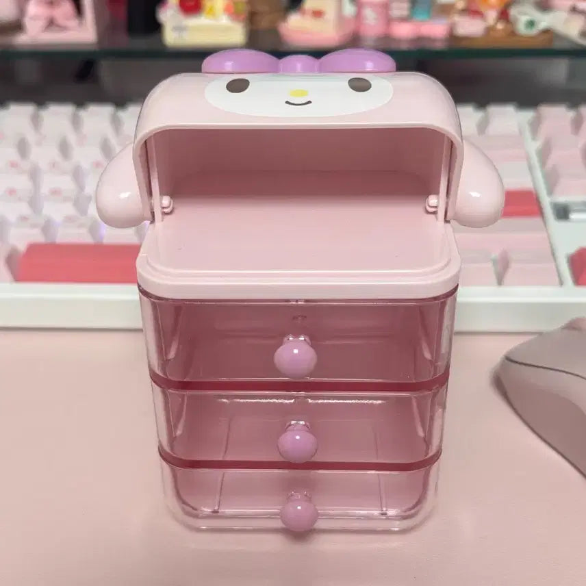 [BUNJANG] My Melody Storage Drawer Unit / 마이멜로디 수납함 서랍장