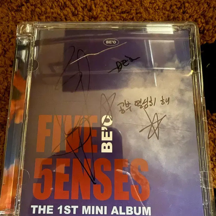 [BUNJANG] BEO FIVE 5ENSES Signed CD / 비오 FIVE 5ENSES 싸인 CD
