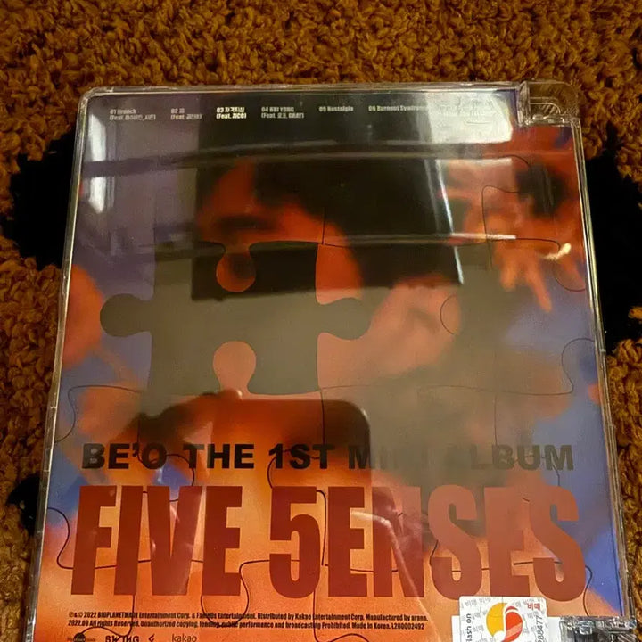[BUNJANG] BEO FIVE 5ENSES Signed CD / 비오 FIVE 5ENSES 싸인 CD