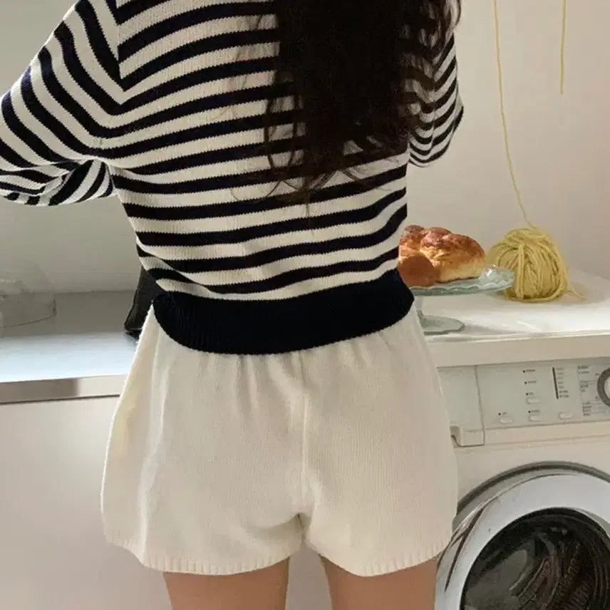 [BUNJANG] Kkonmi-go Eden Knit Pants (Ivory, Unsealed) / [미개봉 새상품]꼰미고 이든 니트 팬츠