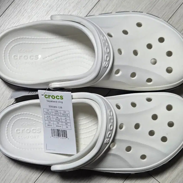 [BUNJANG] Crocs Bayaband Clog White 265 / 크록스 265 바야밴드 클로그 화이트