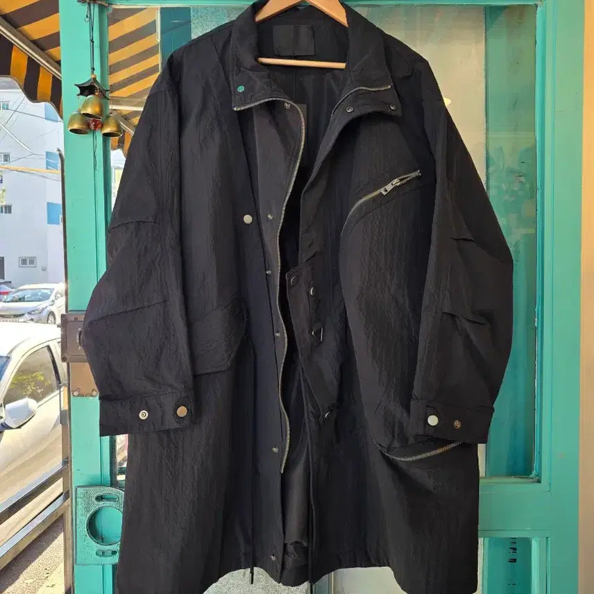 [BUNJANG] Bekoor 6 Black Oversized Field Jacket / 새옷 비쿨식스 Bekoor 6 블랙 야상 맥코트 F 빅사이즈 가능