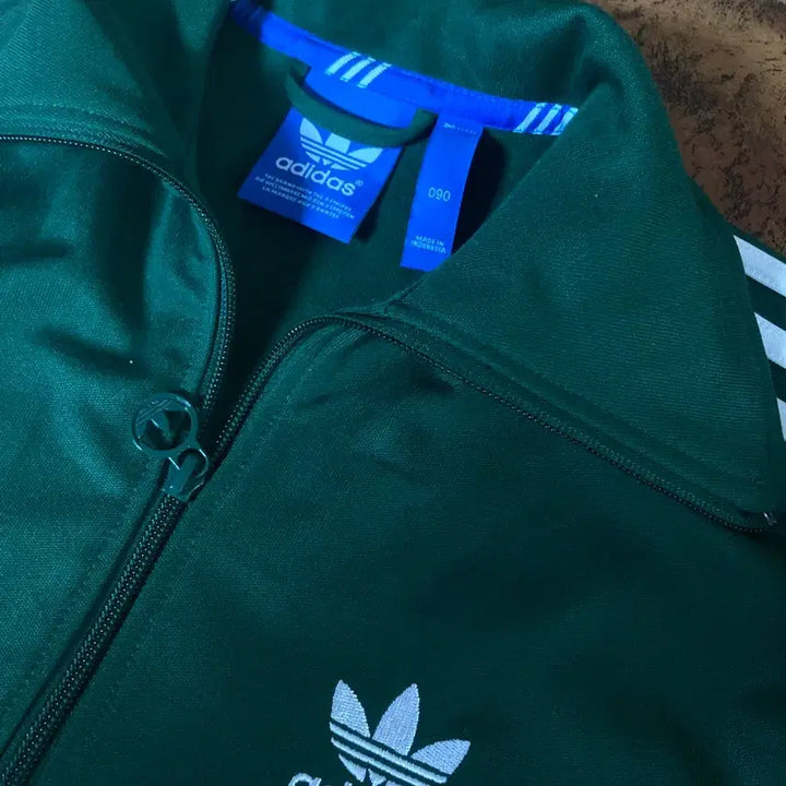 [BUNJANG] Adidas 3-Stripes Track Top Green / 아디다스 삼선 트랙탑 상의 그린