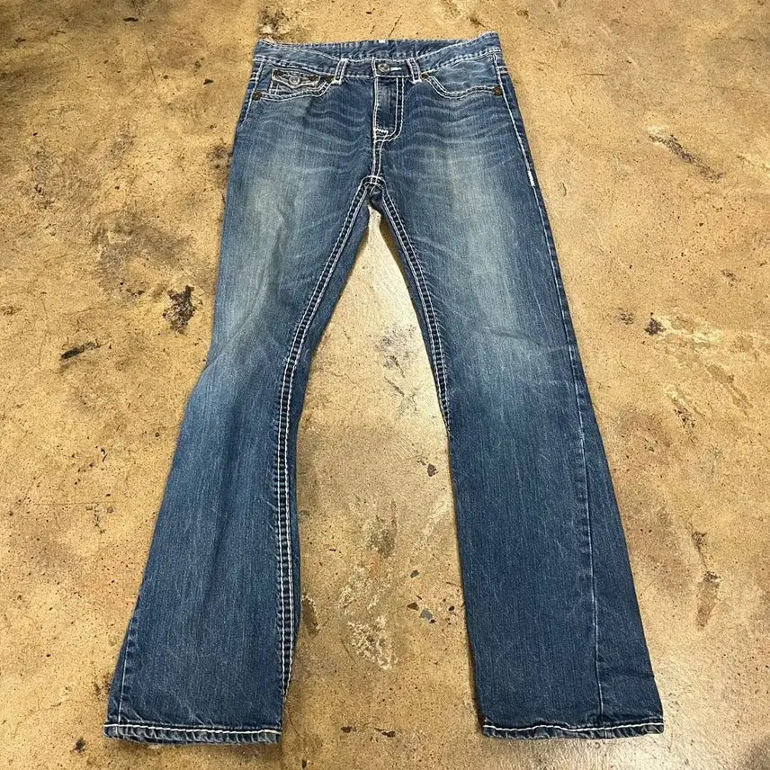 [BUNJANG] True Religion Stitch Denim Jeans / [정품/30] 트루릴리젼 스티치 데님 청바지