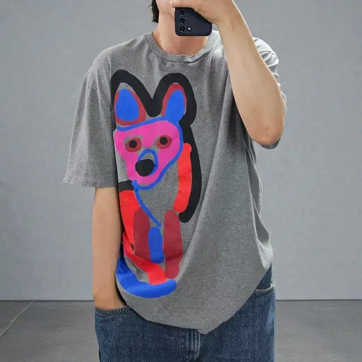 [BUNJANG] Maison Kitsuné Graphic T-Shirt XL / 메종키츠네 반팔티 M0505