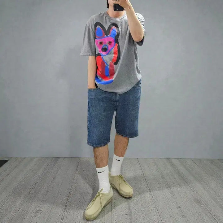 [BUNJANG] Maison Kitsuné Graphic T-Shirt XL / 메종키츠네 반팔티 M0505