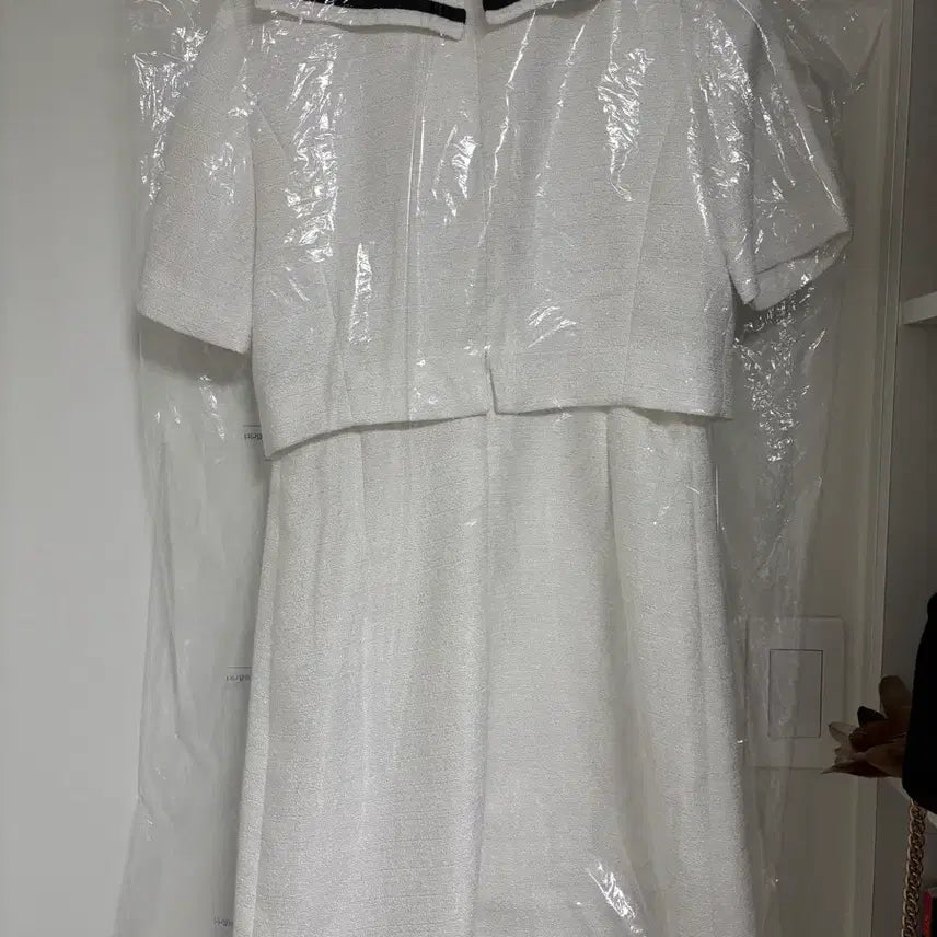 [BUNJANG] ROEM White Tweed Dress / 로엠 트위드 원피스