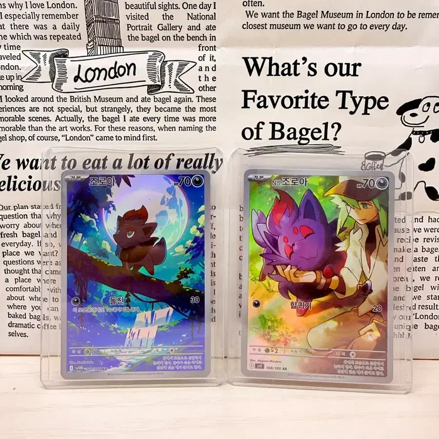 [BUNJANG] Pokemon Card Zoroark Normal &amp; AR Card / 포켓몬 카드 조로아 / 조로아 (AR)