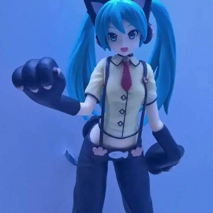 [BUNJANG] SPM Project Diva Nyanmiku Cat Miku Figure (Sealed) / 미개봉) SPM 세가 냥코미쿠 고양이 하츠네 미쿠 네코미미 피규어 프디바